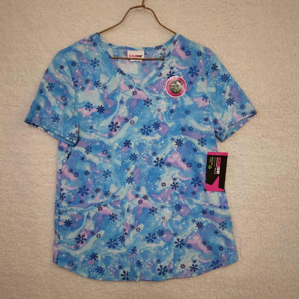NWT- ScrubStar Women's Scrub Top- Small.